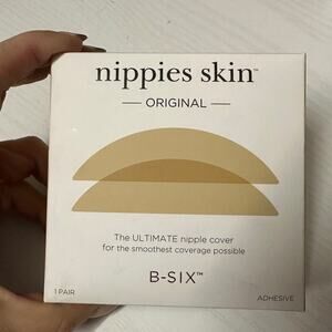 Nippies Skin Original Adhesive Nipple Covers Size 1 Small/Medium in Creme, New